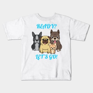 Walk time,dog time,best friends time! Kids T-Shirt